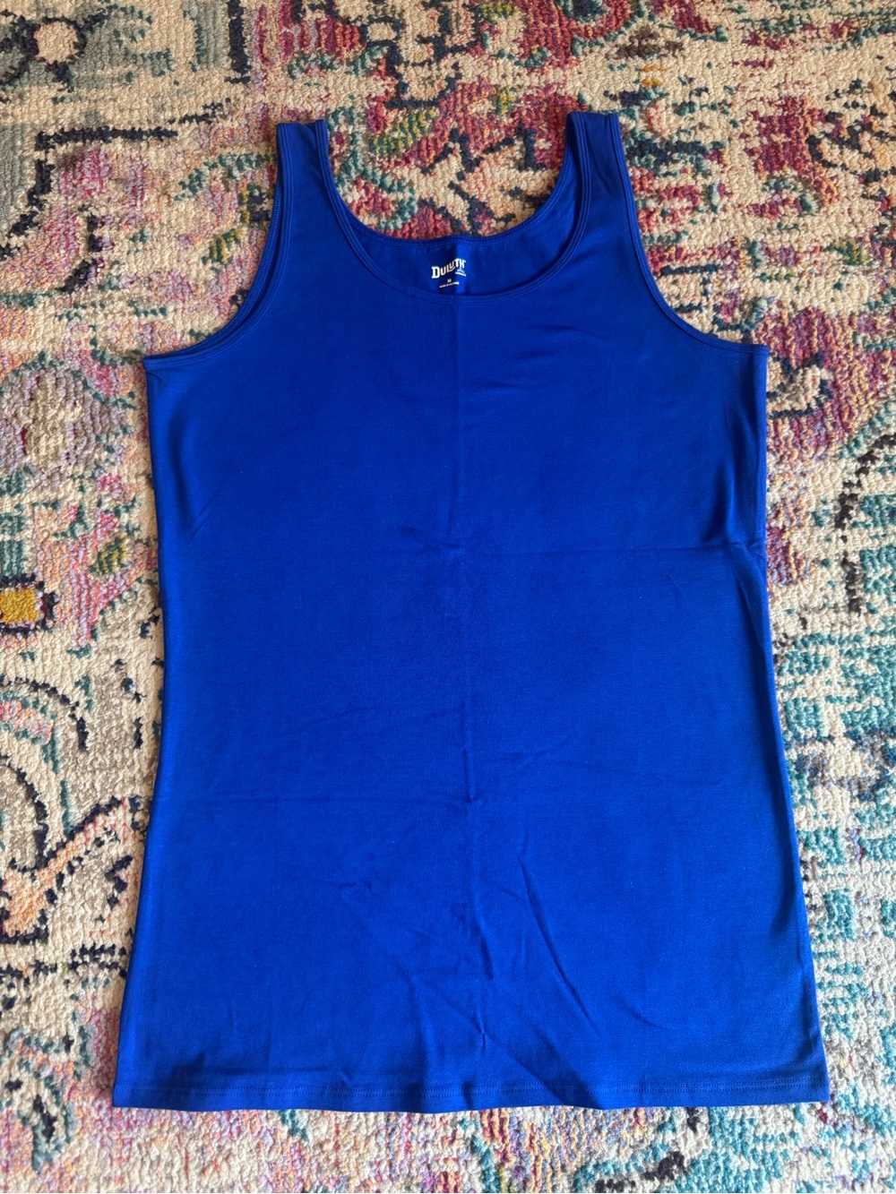Duluth Trading Co Royal Blue Scoop Neck Tank